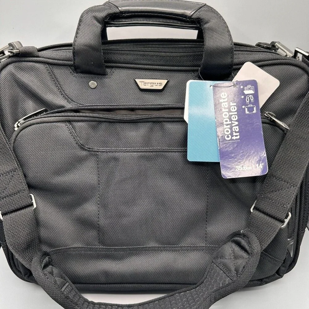 Targus Laptop Bag Corporate Traveler Ballistic Nylon 14 Inch Black